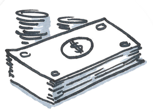 Money bag - Tests cost money to run and impact the ROI of Innovation