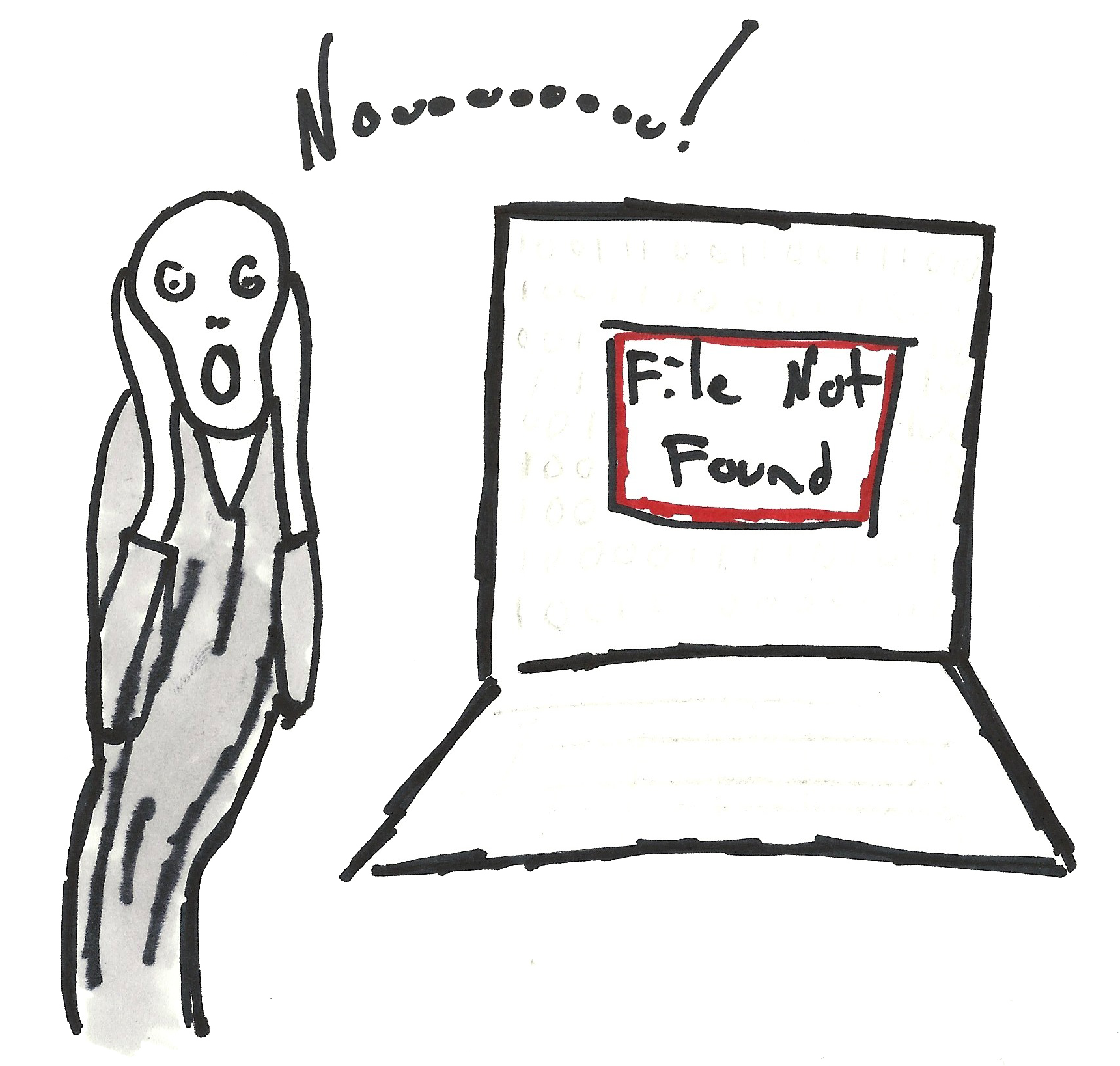 An error says "File not found" showing up on the screen