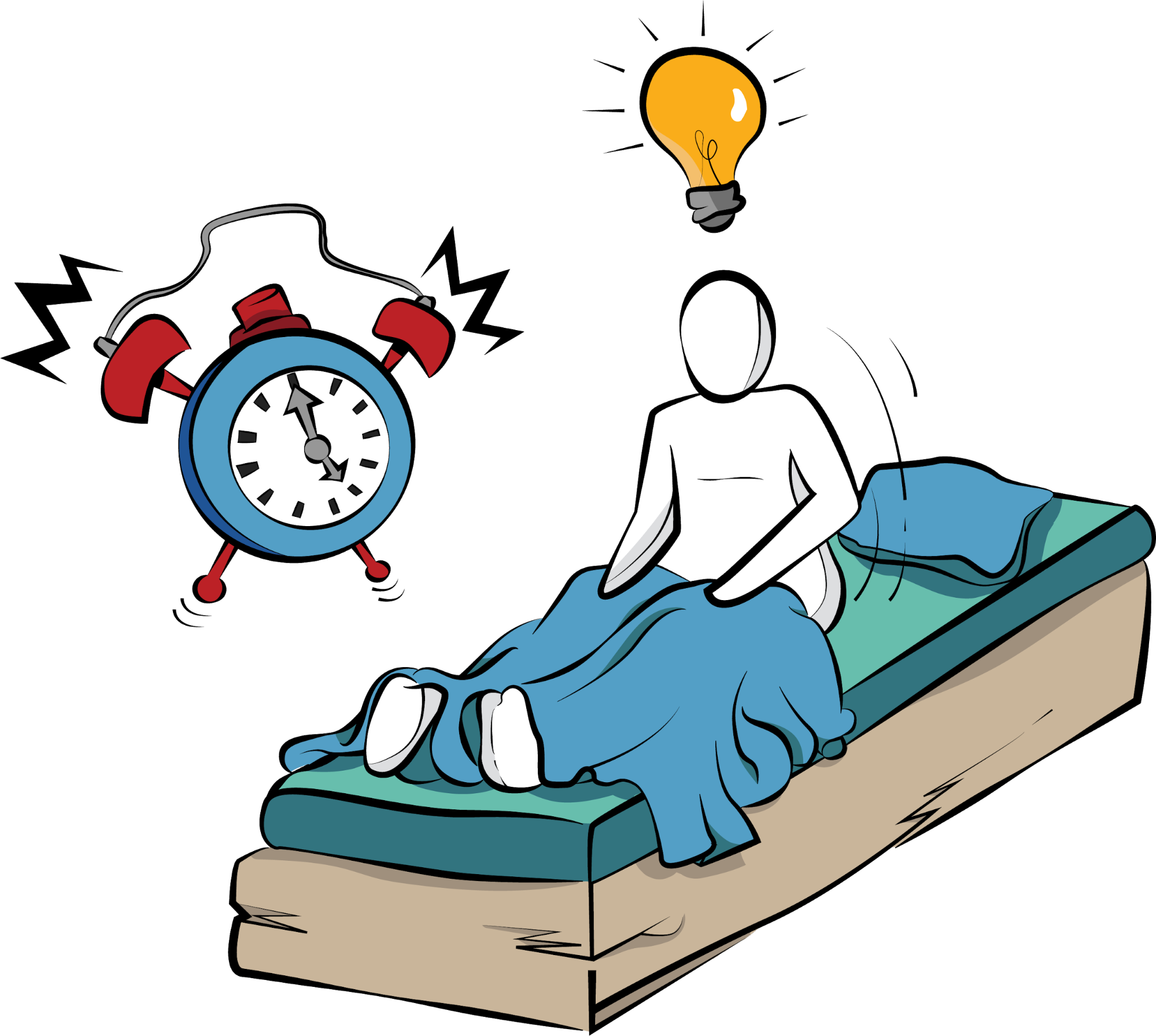 Preparing a creative task the night before helps you leap out of bed and start working.