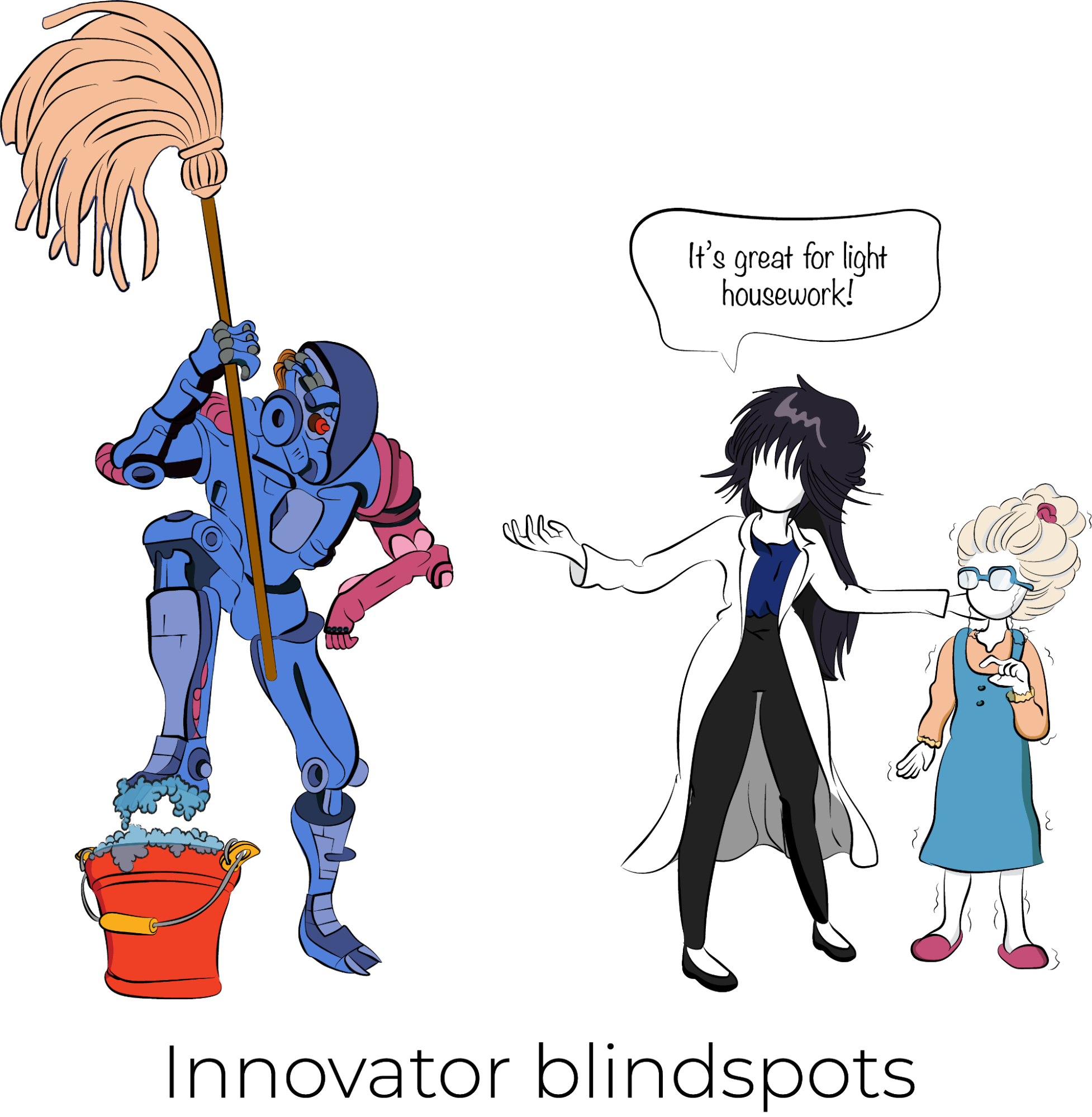 A lack of outside perspective gives an innovator blindspots