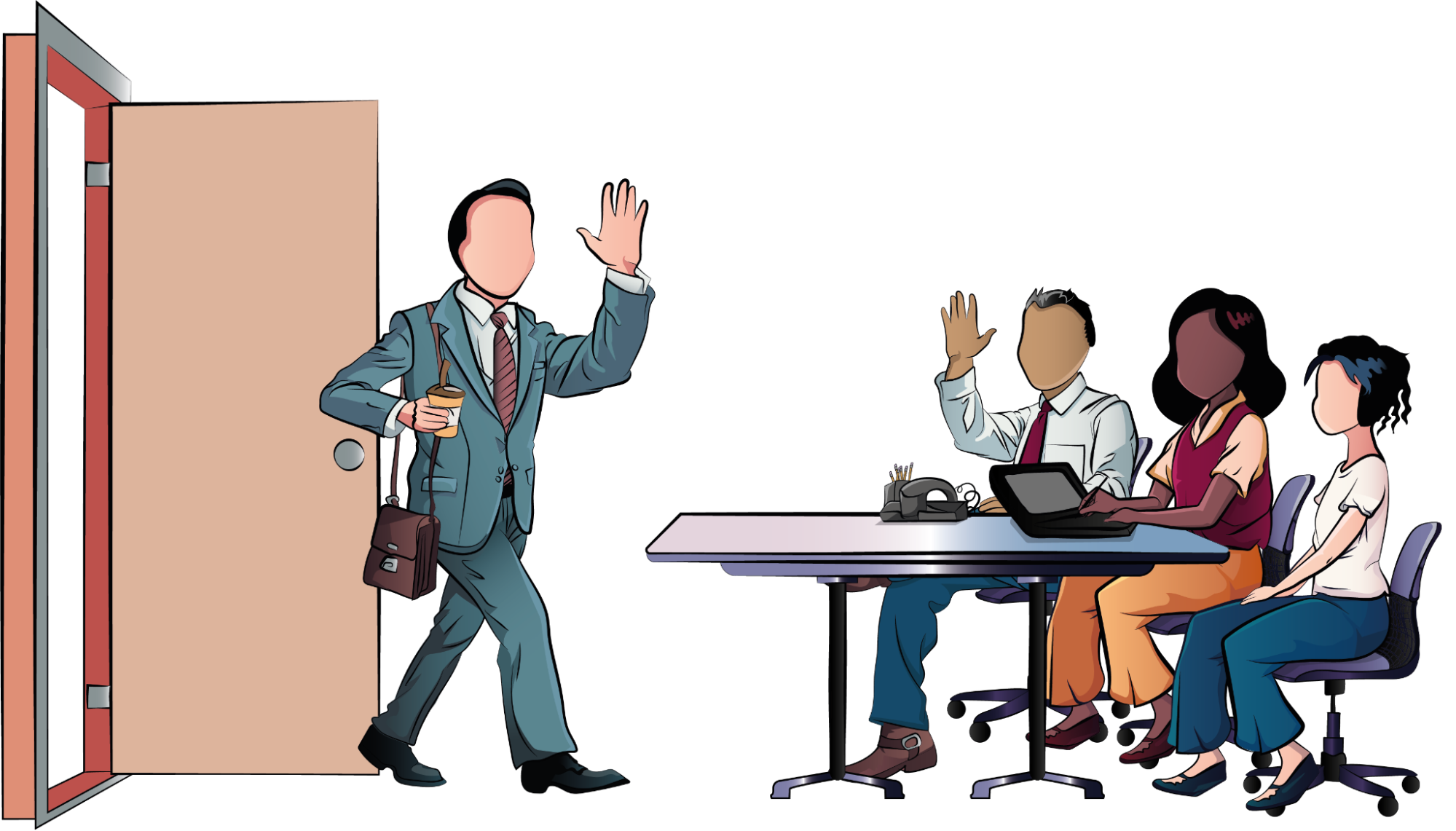 Innovation board members should show up at meetings prepared and ready to support their innovation teams.