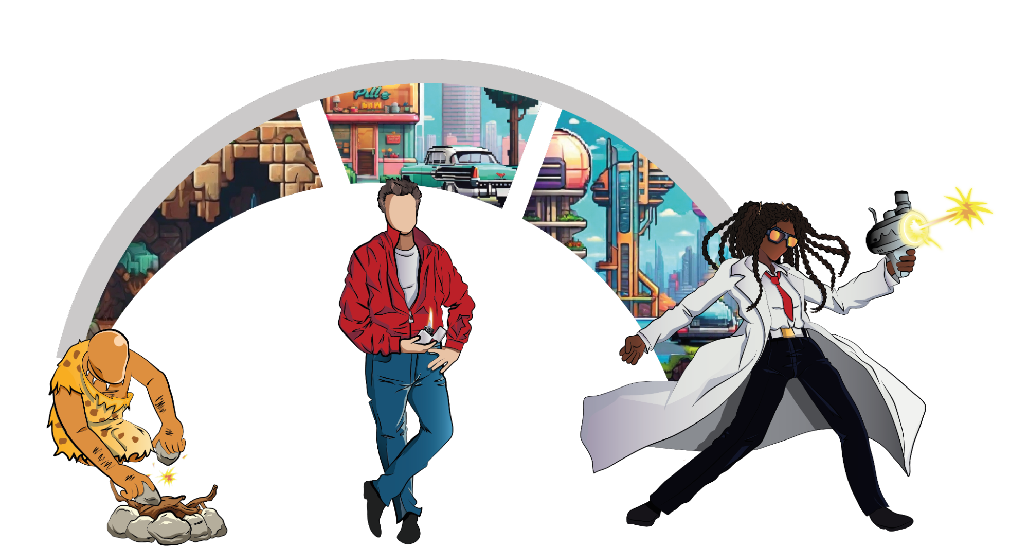 The innovation process is a series of compartmentalized steps that help you get from here to there.