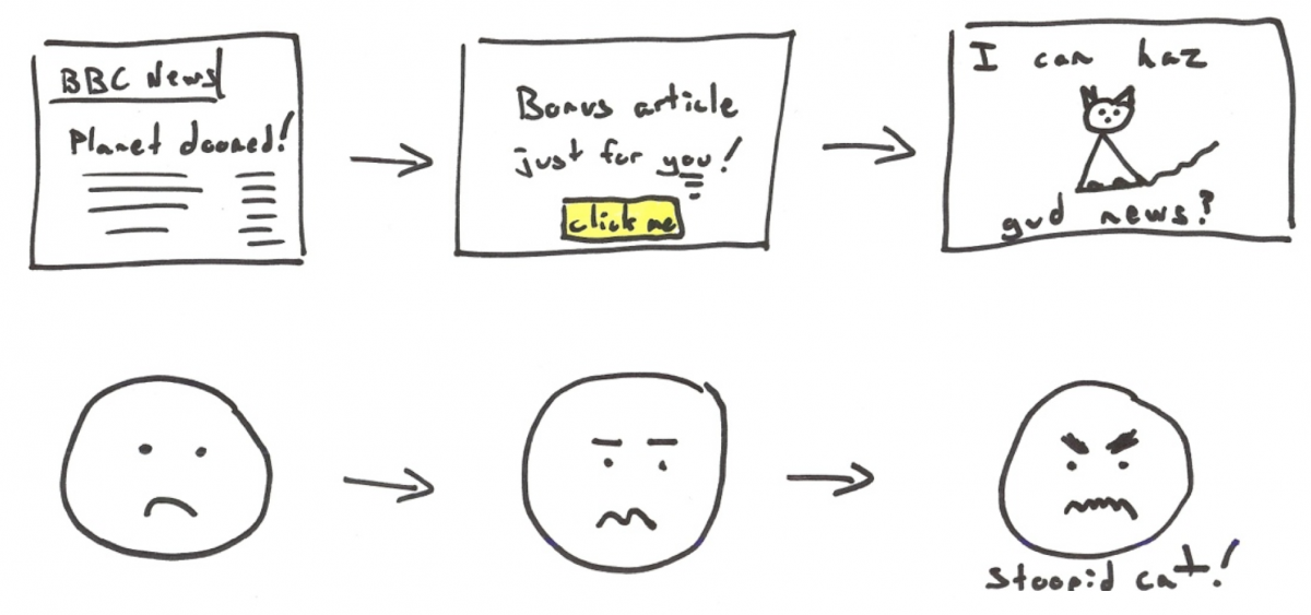 Bad cat hating user experience