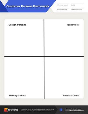 Customer Persona Framework