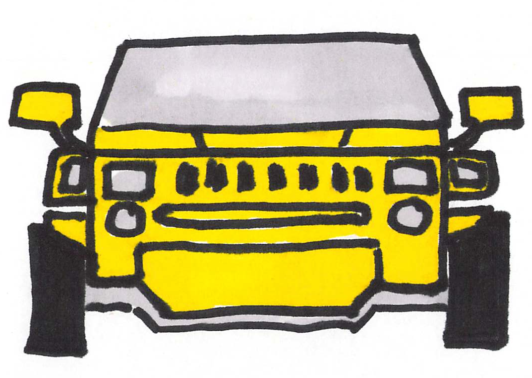 illustration - hummer