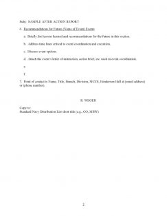 Sample of AAR from the U.S. Marine Corps part 2