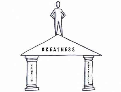 A man at the top of Greatness, Clarity, and Capability