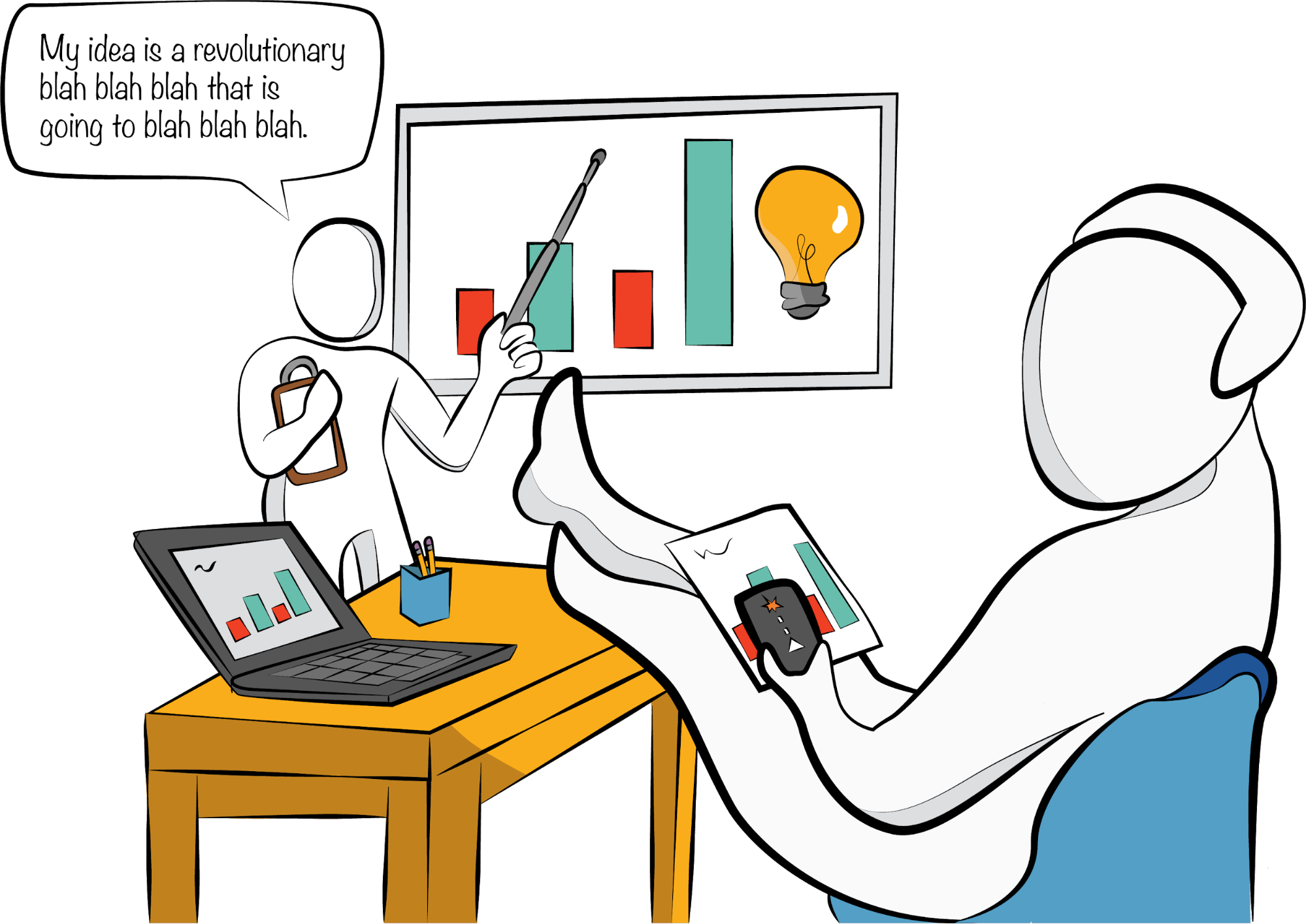 Beware of your own biases when judging the value of someone else's innovation idea.