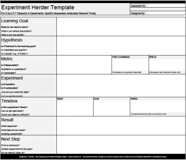 Experiment herder template