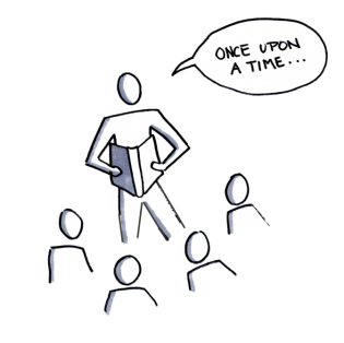 A person is reading his story, Customer Discovery Interviews