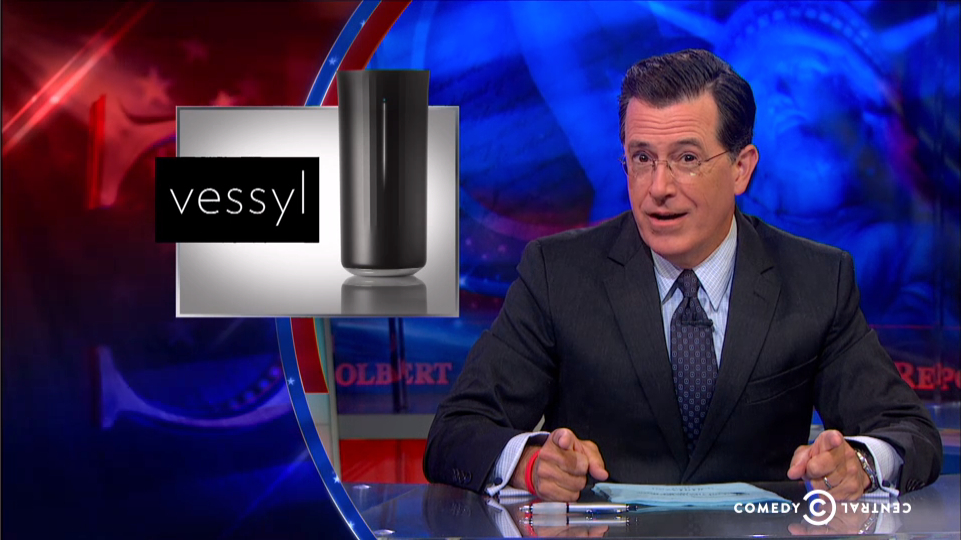 Stephen Colbert mocks the Vessyl